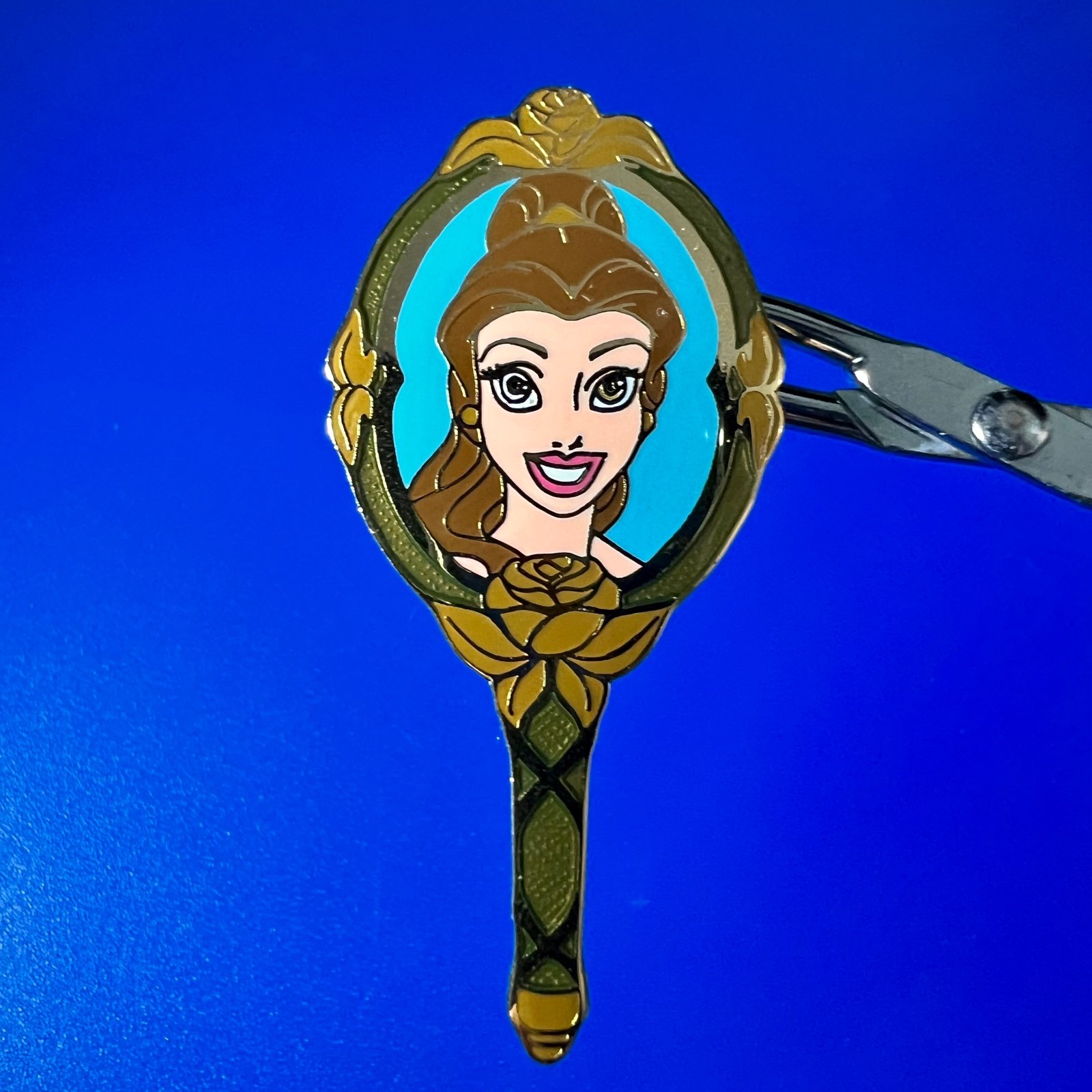 RARE LE Belle Reflection in Magic Mirror BATB Beauty & the Beast Disney Pin