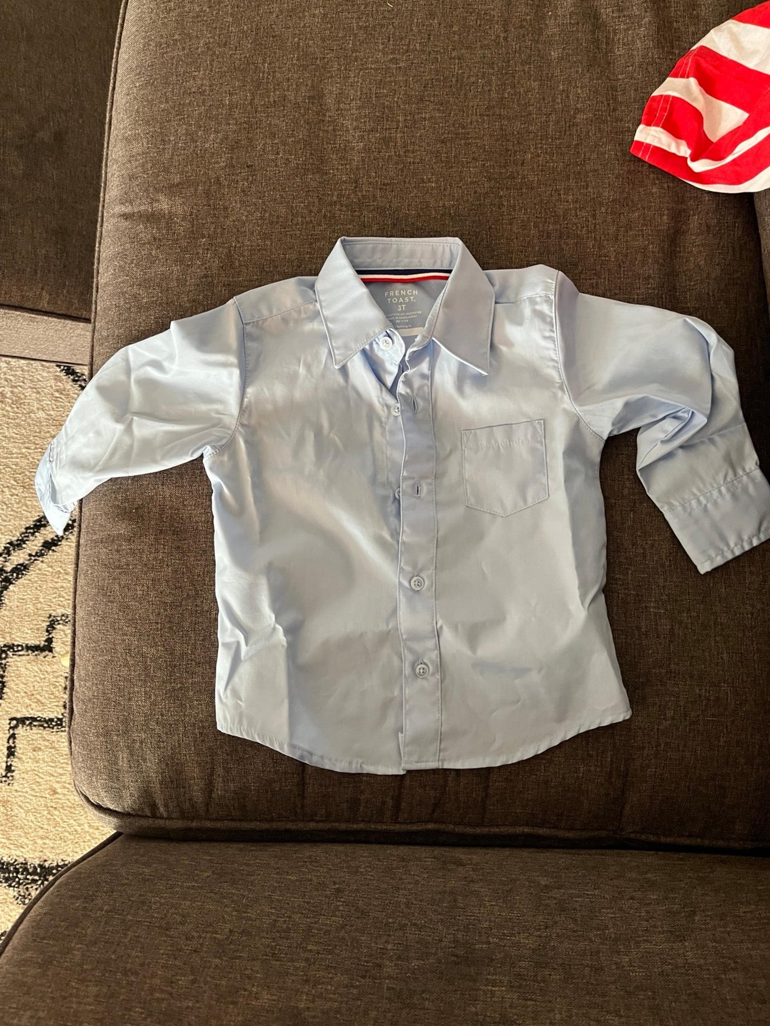 3t light blue button up