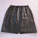 BERMANS AUTHENTIC LEATHER SKIRT-SHELL