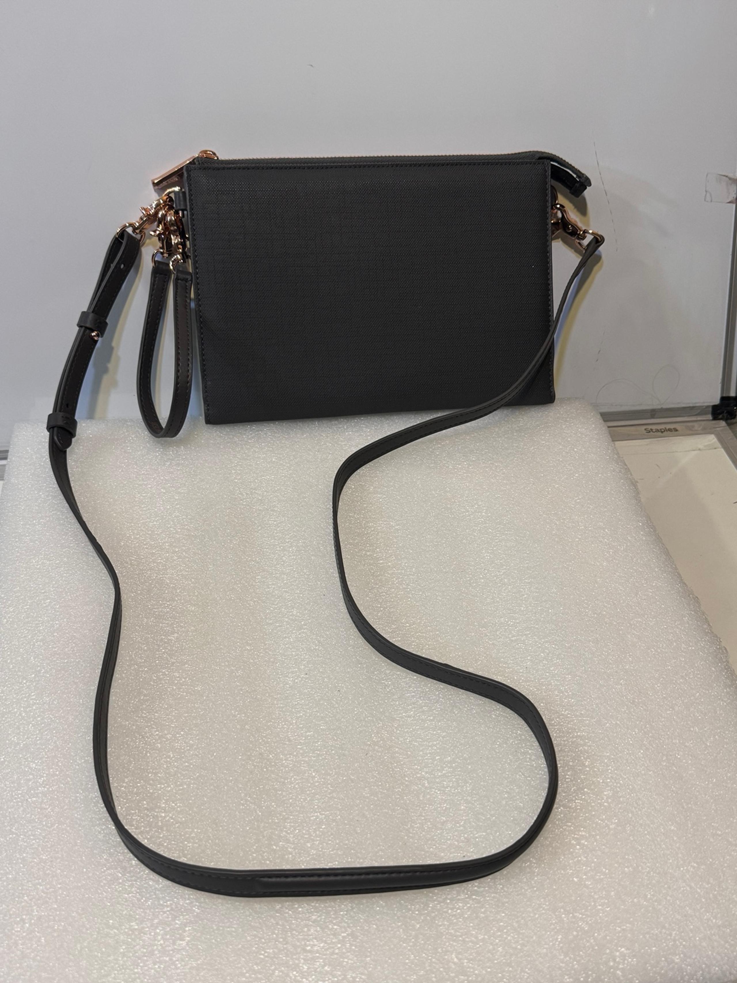 Dagne Dover crossbody clutch gray