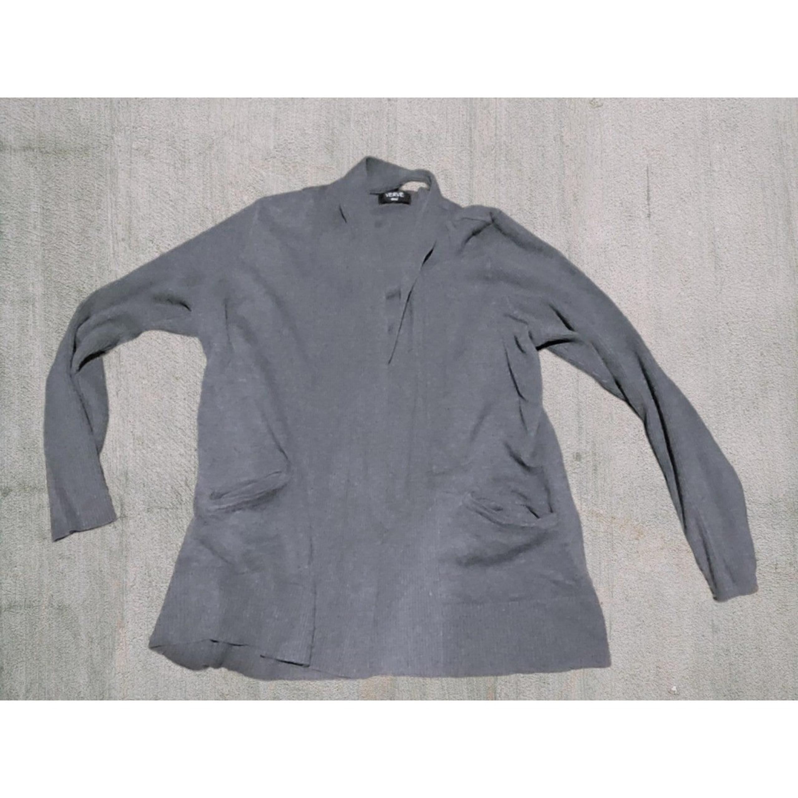 Verve Ami Grey Cardigan Sweater XL