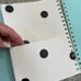 Kate Spade “DECO DOT” RECIPE BINDER/ BOOK NEW