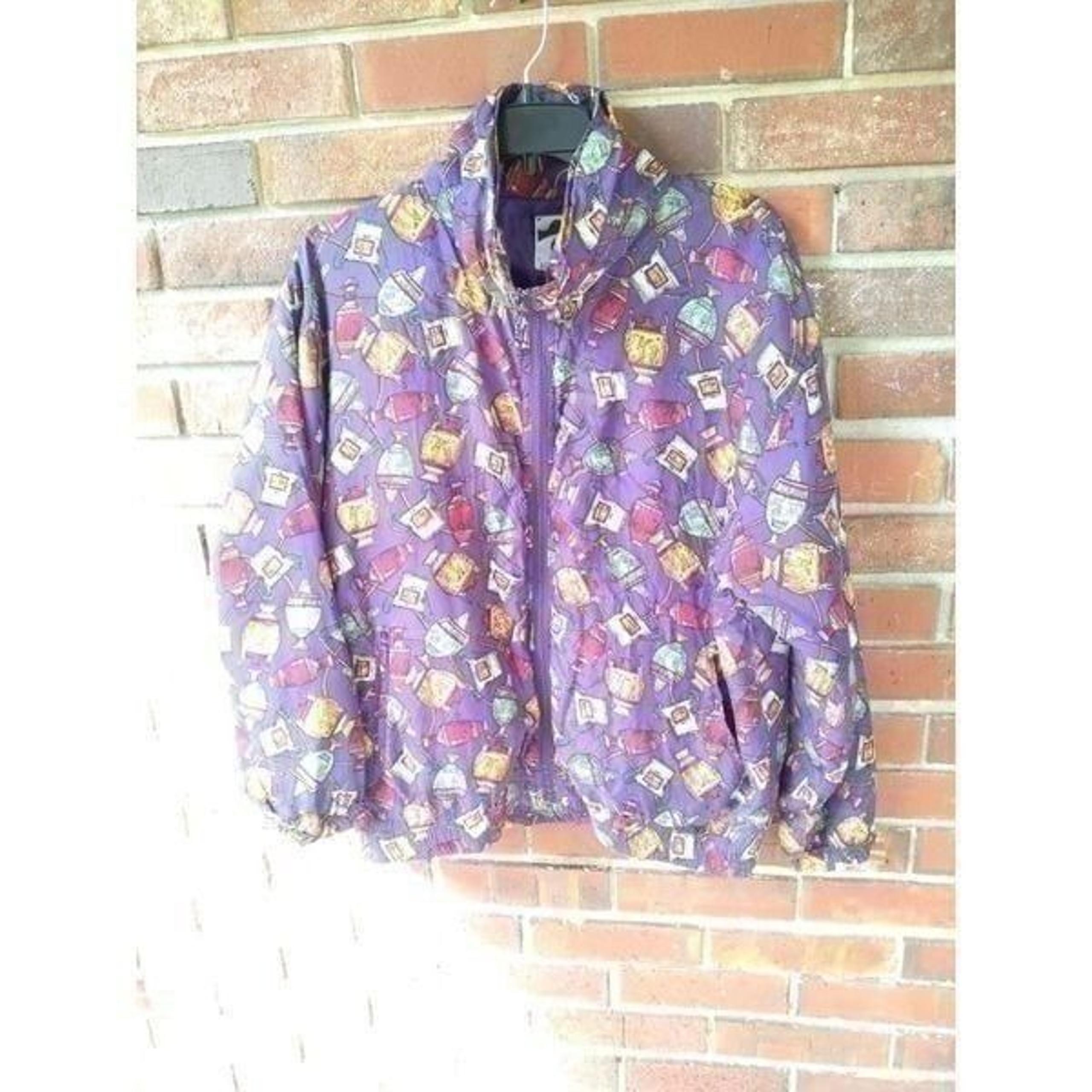 Ancient Pottery vtg silk jacket