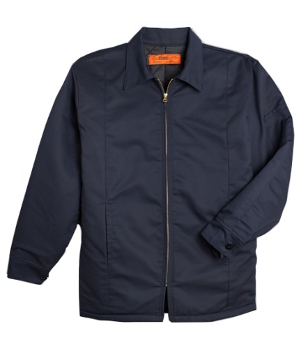 Work Jacket Red Insulated Lined Panel Jacket