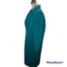 Vintage 80's Emerald Green Long Wool Peacoat ILGWU USA made