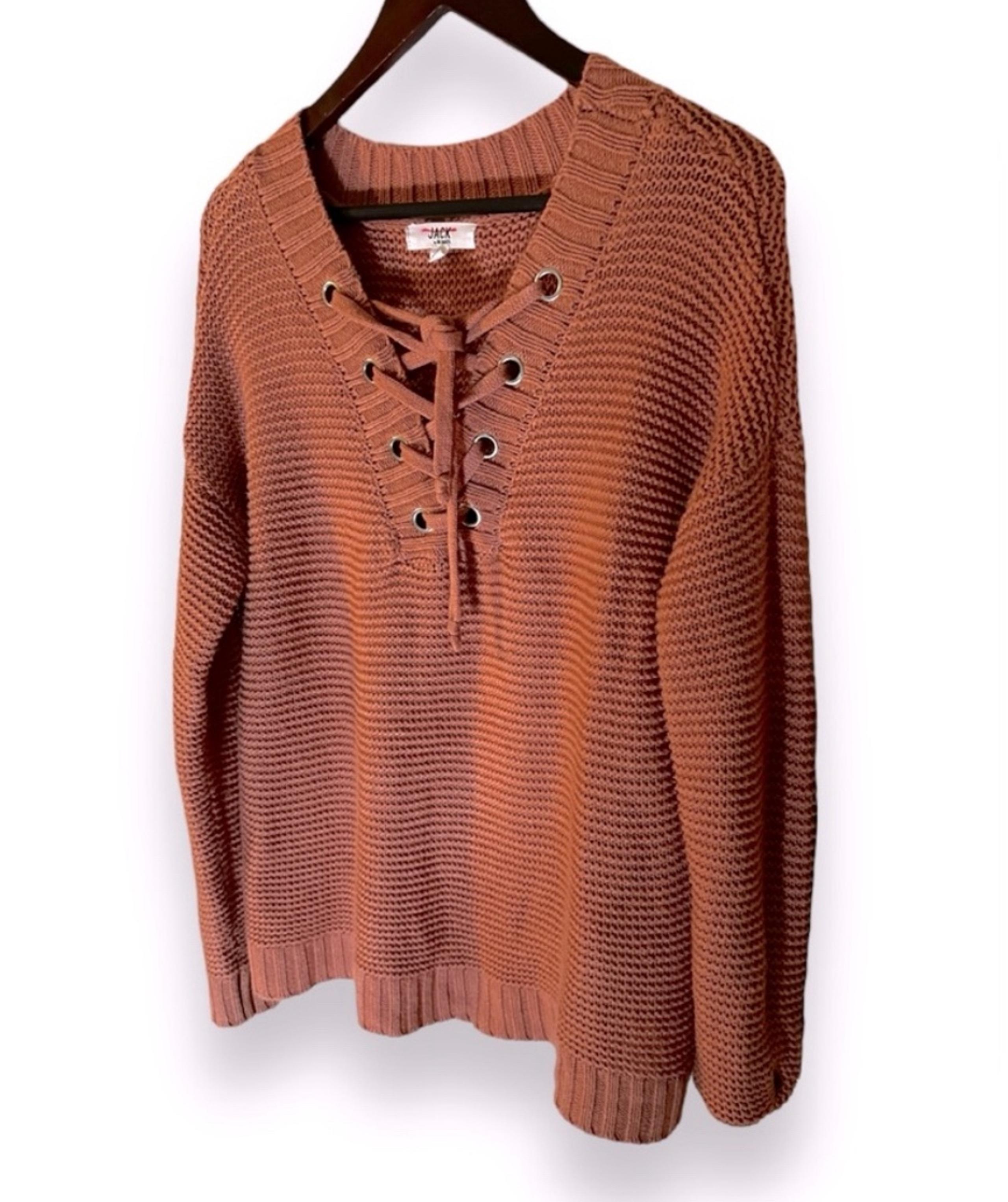 | Rust Knitted Sweater | Sz: S - Jack by BB Dakota