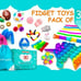 Sensory Fidget Toys Set - 30 Pack - Relieves Stress and Anxiety in Gift Box