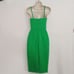 Lavish Alice Spring Green Sophie Origami Folded Ponte Midi Dress Size 2