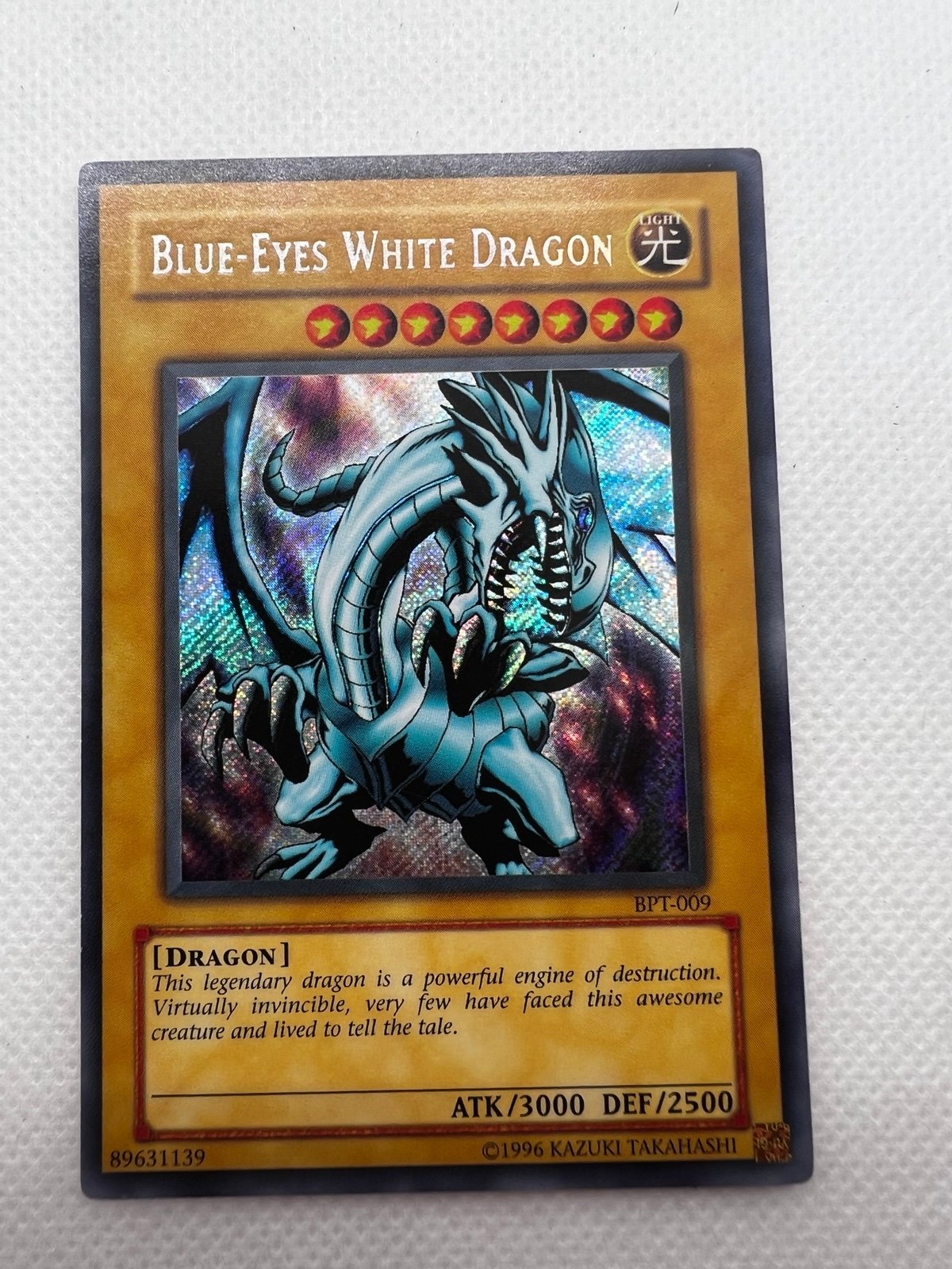 Yugioh - Blue Eyes White Dragon BPT-009 Secret Rare
