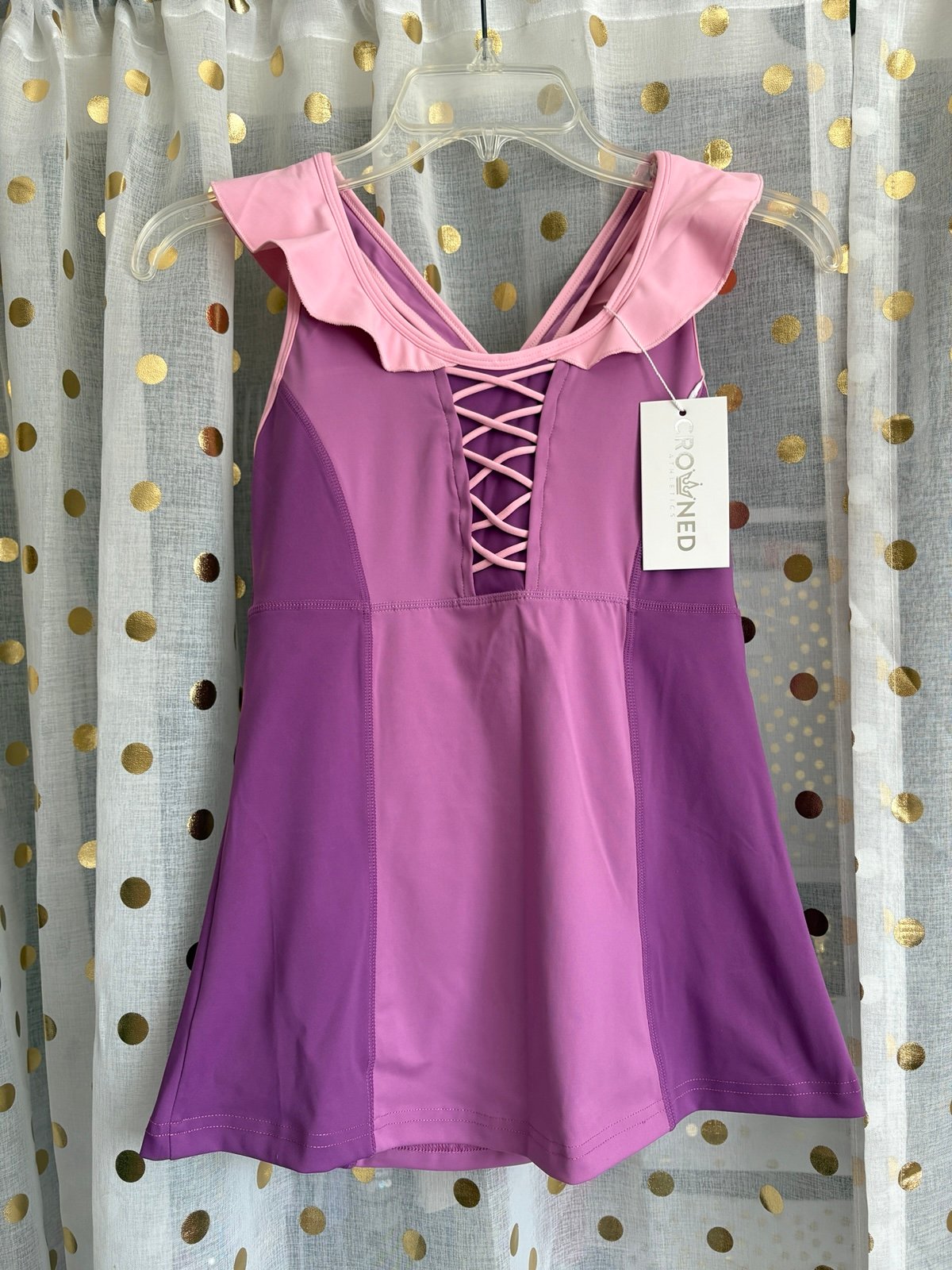 Crowned Athletics Golden Dreamer Tank Small NWT