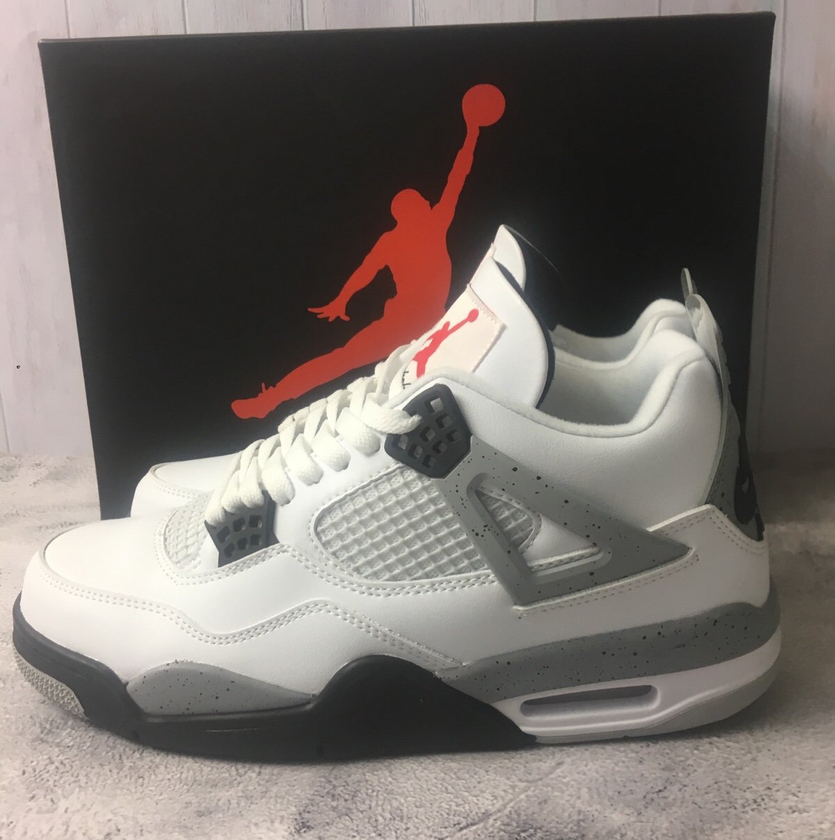 Jordan 4 Retro White Cement Size 9.5 M