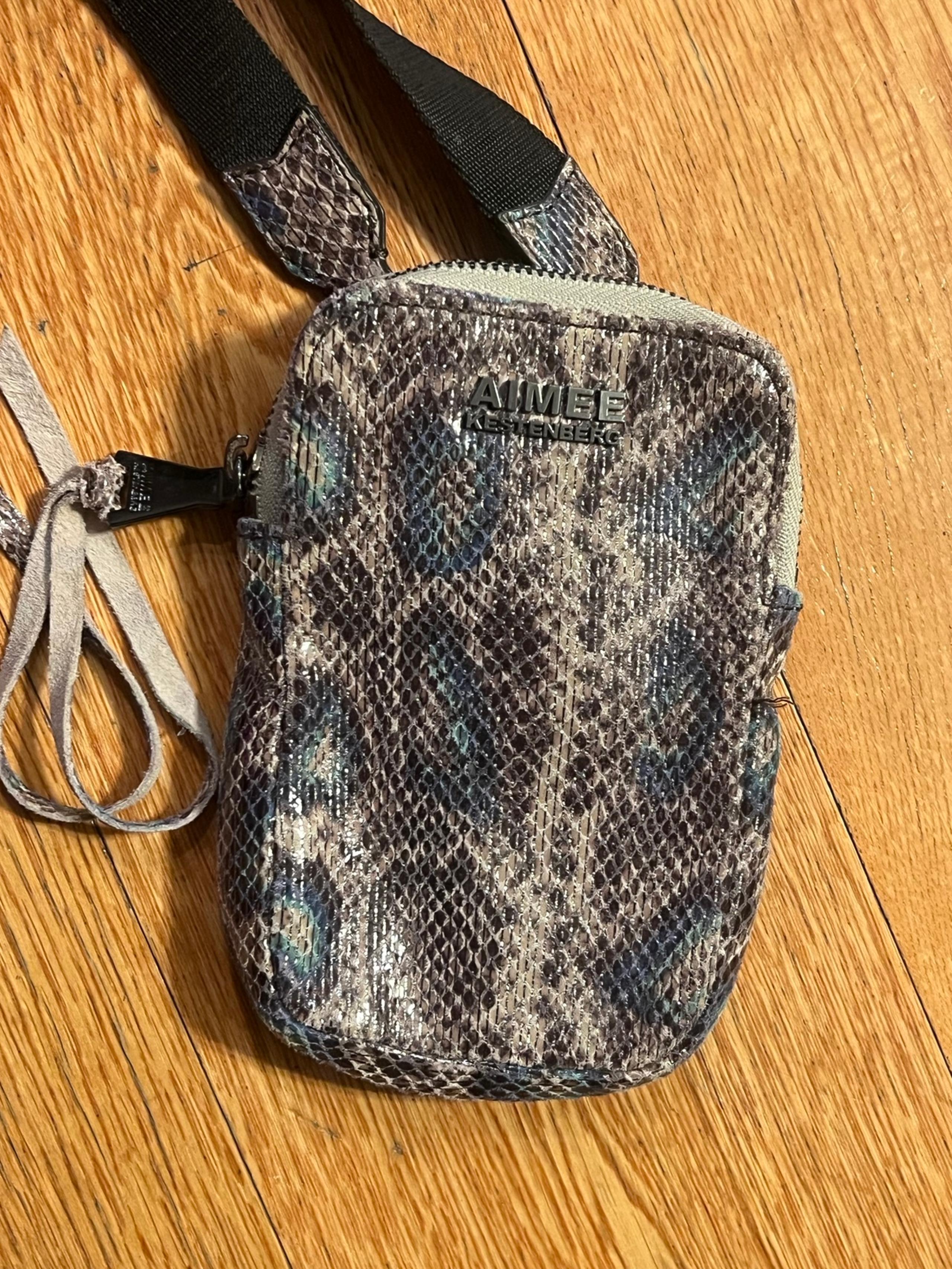 Aimee Kestenberg Just Saying stadium leather crossbody purse