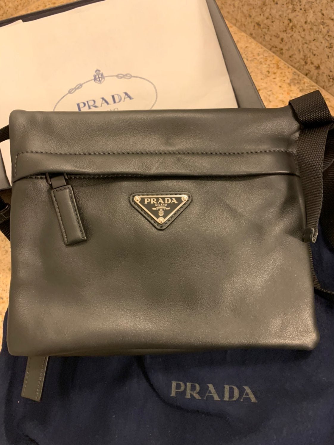 Prada Leather Crossbody Bag
