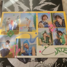 I.N ate signed postcard + album