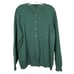 Lands End Cardigan Sweater Supima Cotton Fine Gauge Size 1x 16W-18W Lightweight