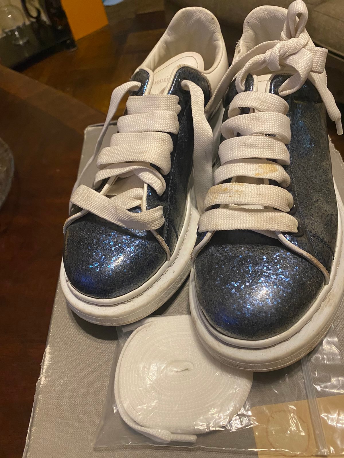 Alexander McQueen High Top Fashion Sneakers | Mercari
