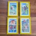 Boho jungle themed art prints custom frames vintage