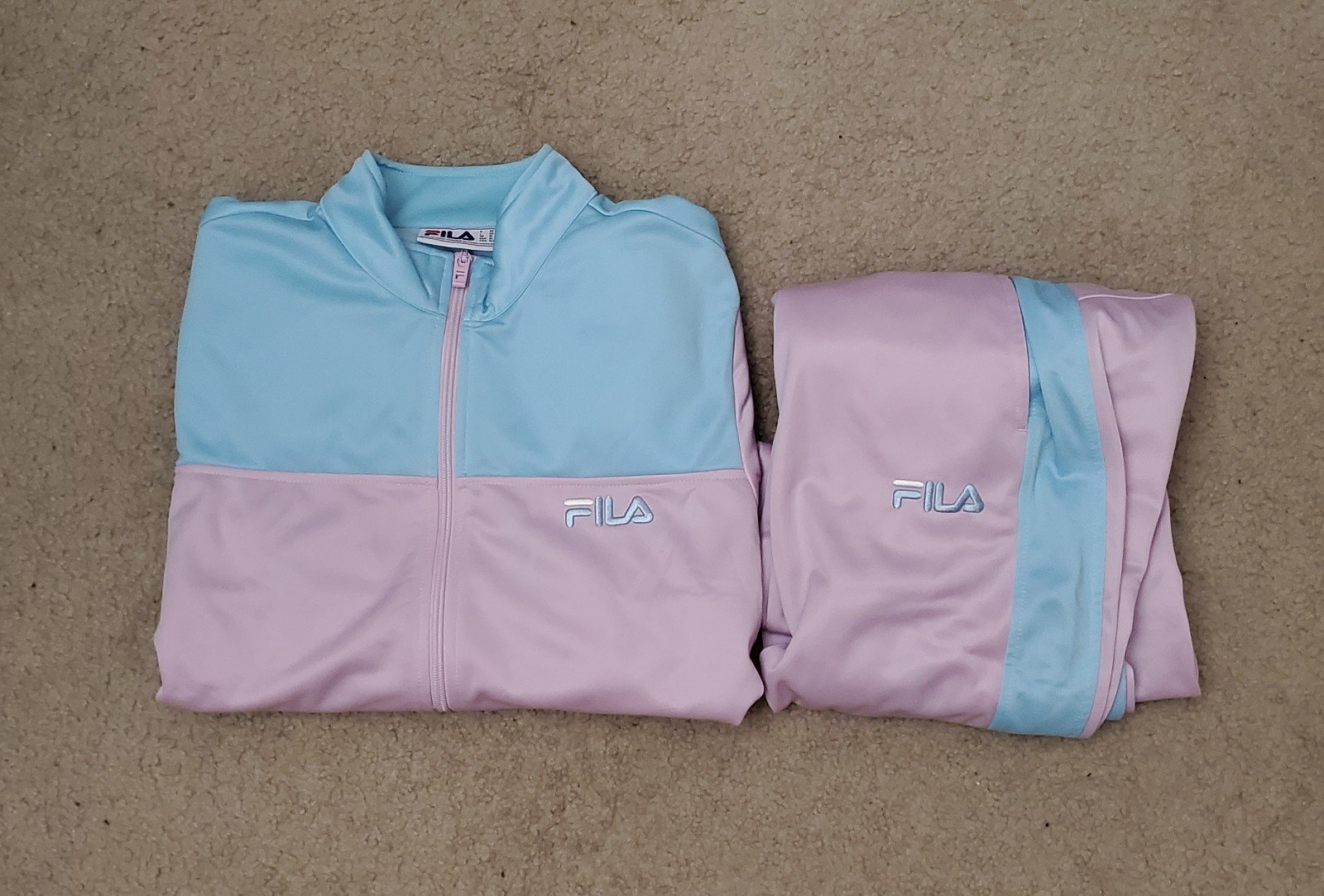 Official FILA Pastel Tracksuit Set - XL