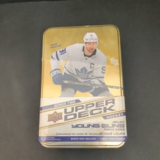 Upper deck hockey cards tin