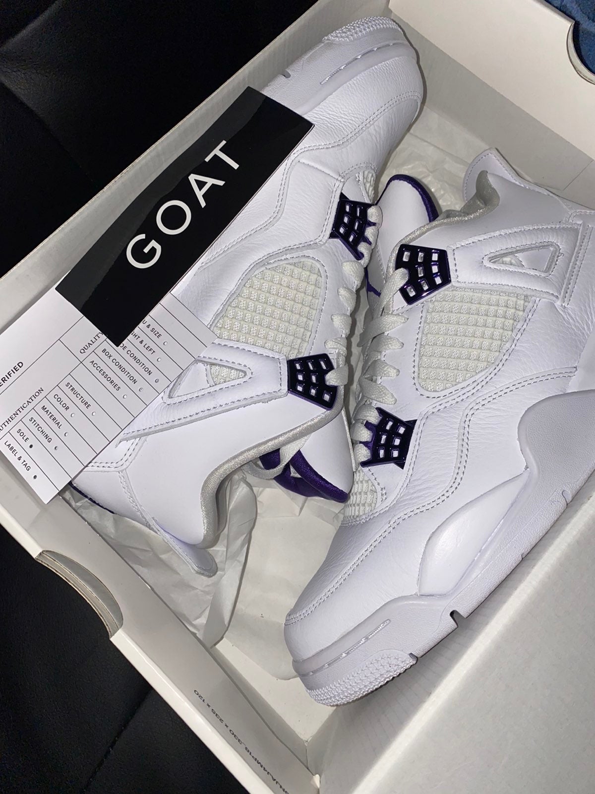 Air Jordan Retro 4 'Metalic Purple'