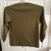 Duluth Trading Men's Burly Thermal Henley Olive Green Relaxed Fit Large READ