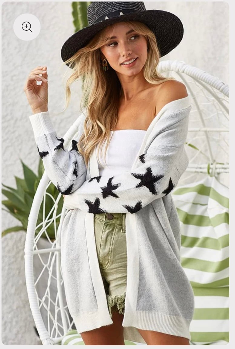star cardigan
