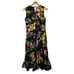 Revolve Penny Black Black Colorful Floral Sleeveless Midi Dress 6