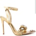 Azalea Wang Gold Sandals
