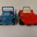 Tonka 1960-1970's red dune buggy and blue jeep