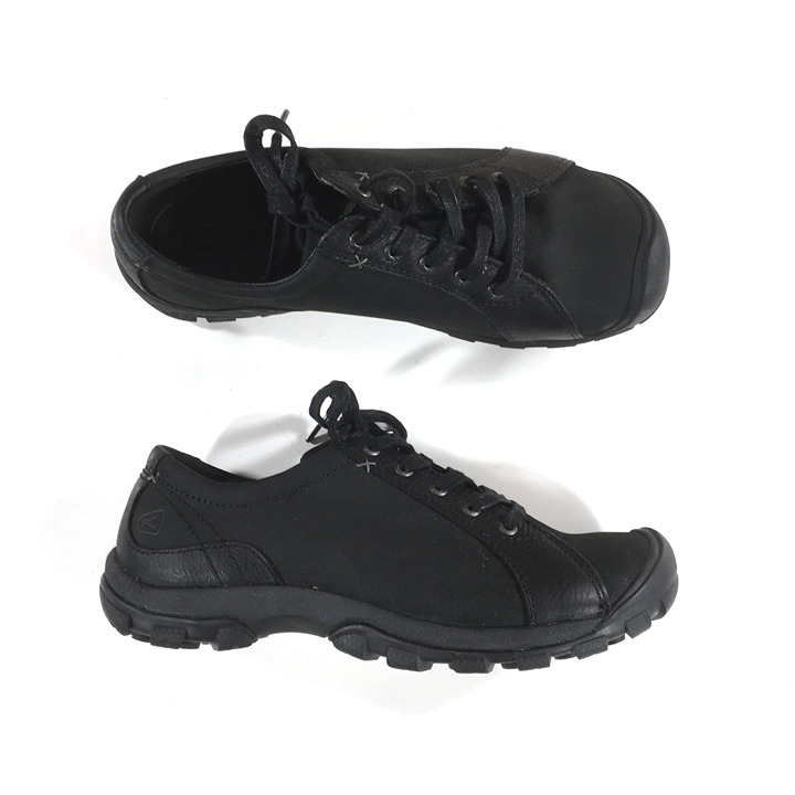 Keen Sisters Lace Up Oxford Shoes Womens Size 10 Black Leather 1009313
