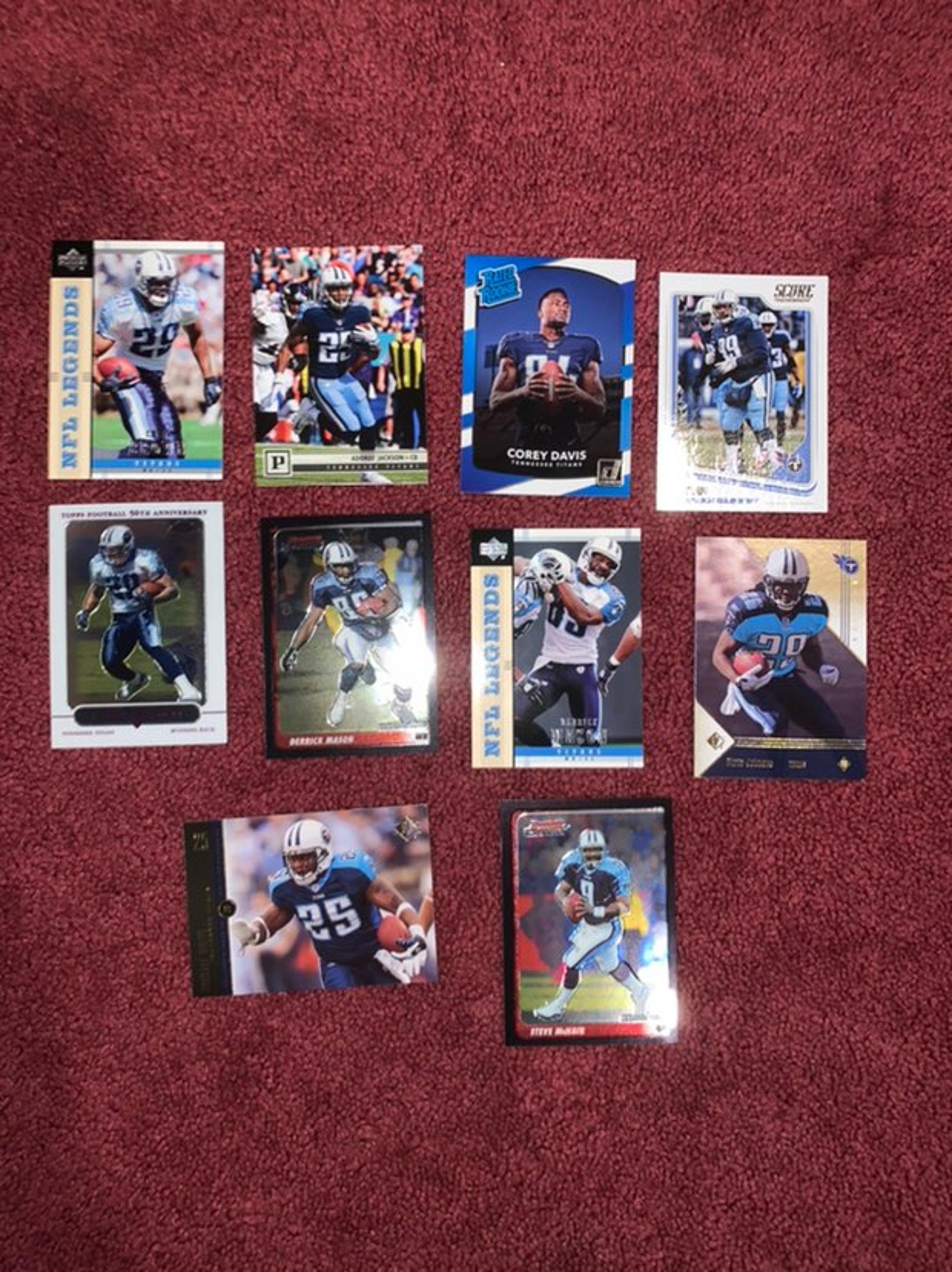 Tennessee titans football cards