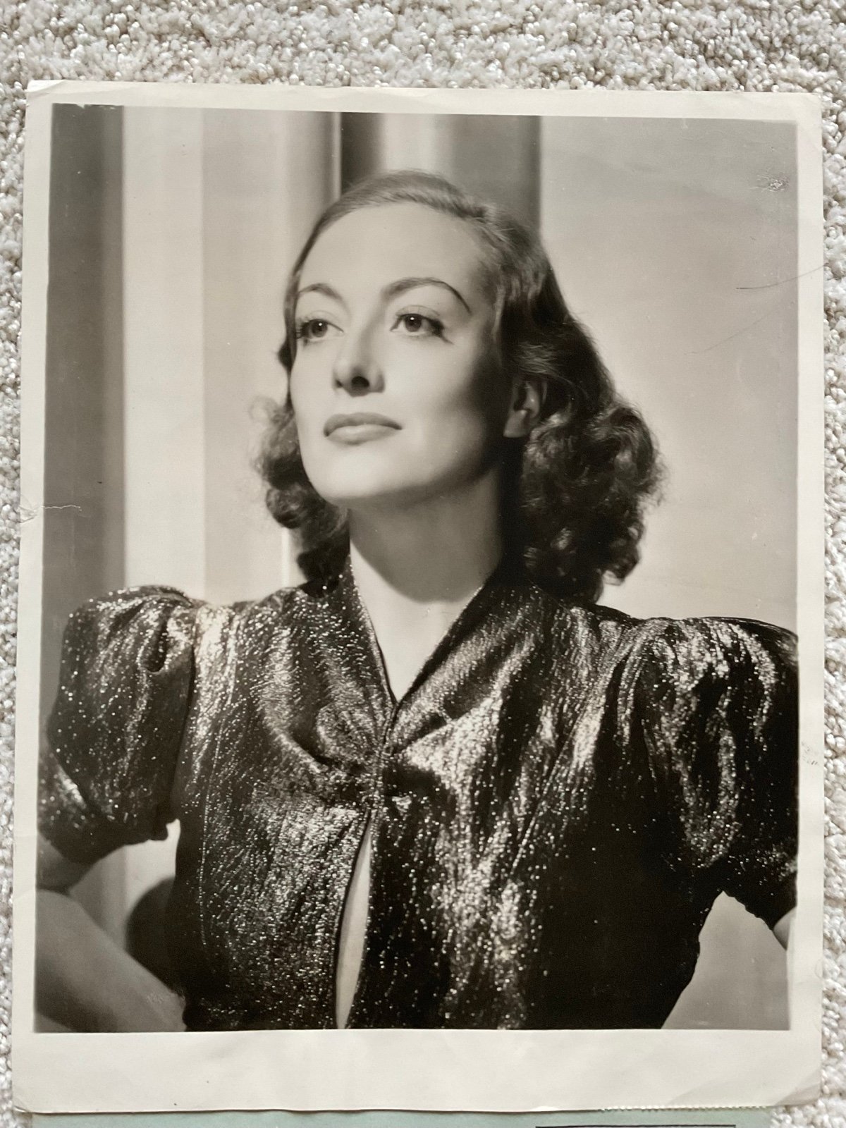 Original Vintage 1939 CBS Columbia Radio Still Photo (8x10) Joan Crawford