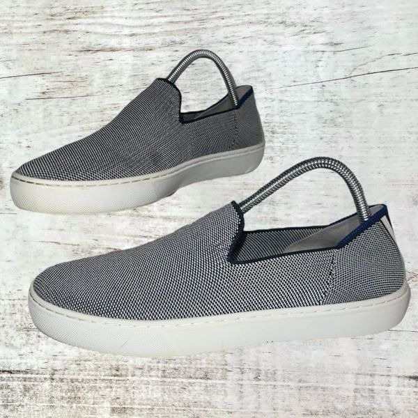 Rothy’s The Slip On Low Top Sneaker Anchor Fabric Women’s Size 9.5