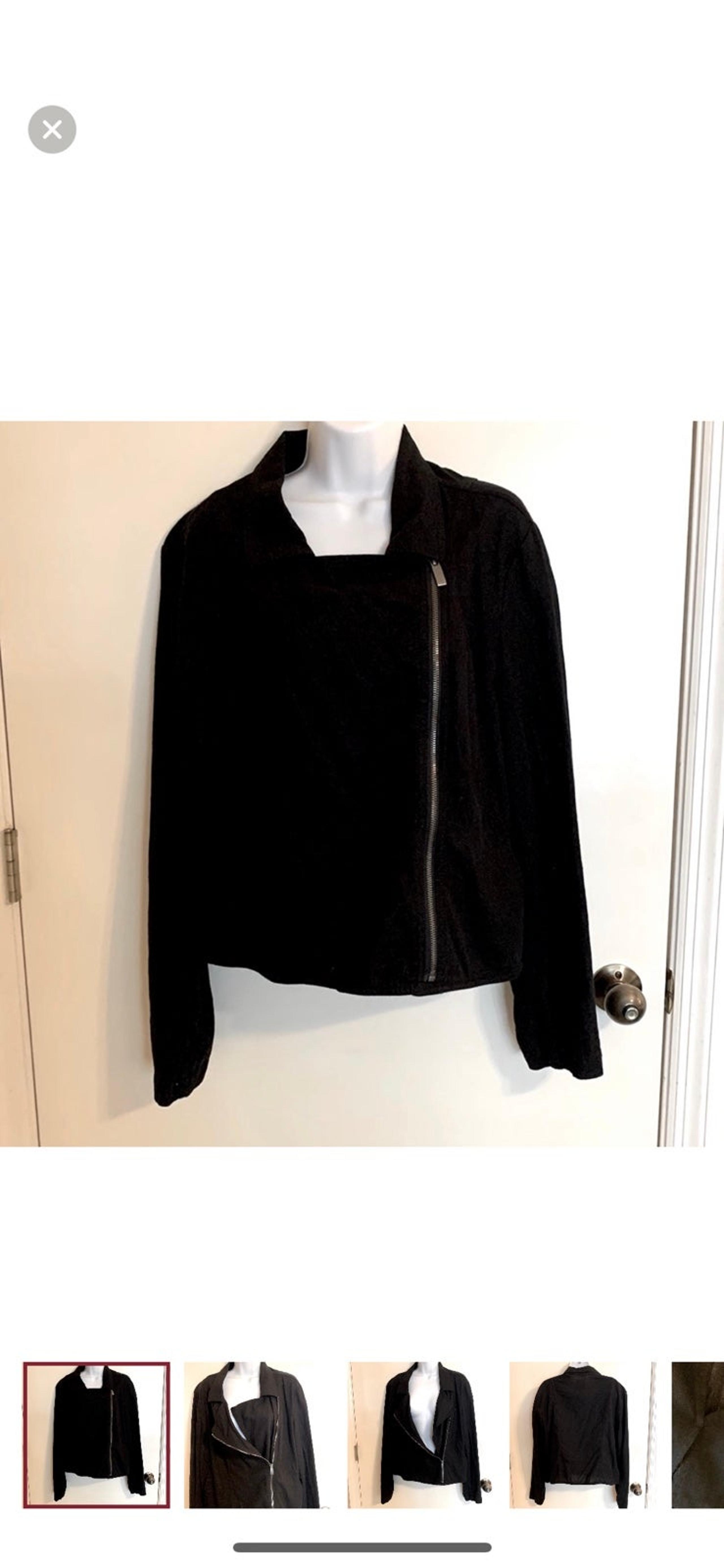 Linen zipper stylish blazer