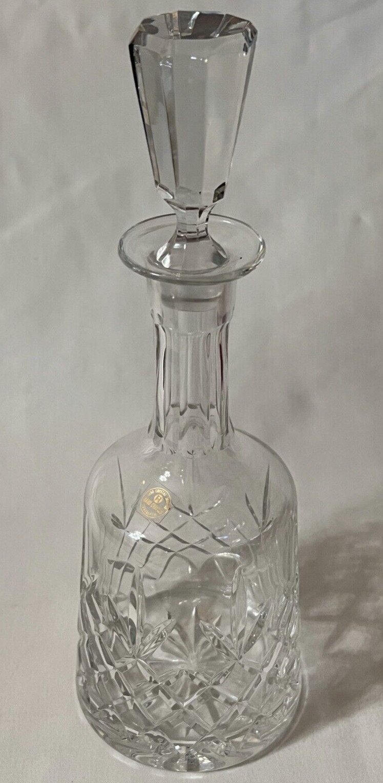 Vintage Rogaska Lead Crystal Wine Decanter & Stopper