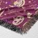 Halloween Blanket 52x37 Witchy Tapestry Goth cute horror throw whimsical witch