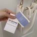 ah dorned White / Crème / Cream Boho Vegan Leather Crossbody with Black Strap