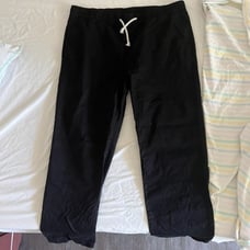 HM cotton black pants XL