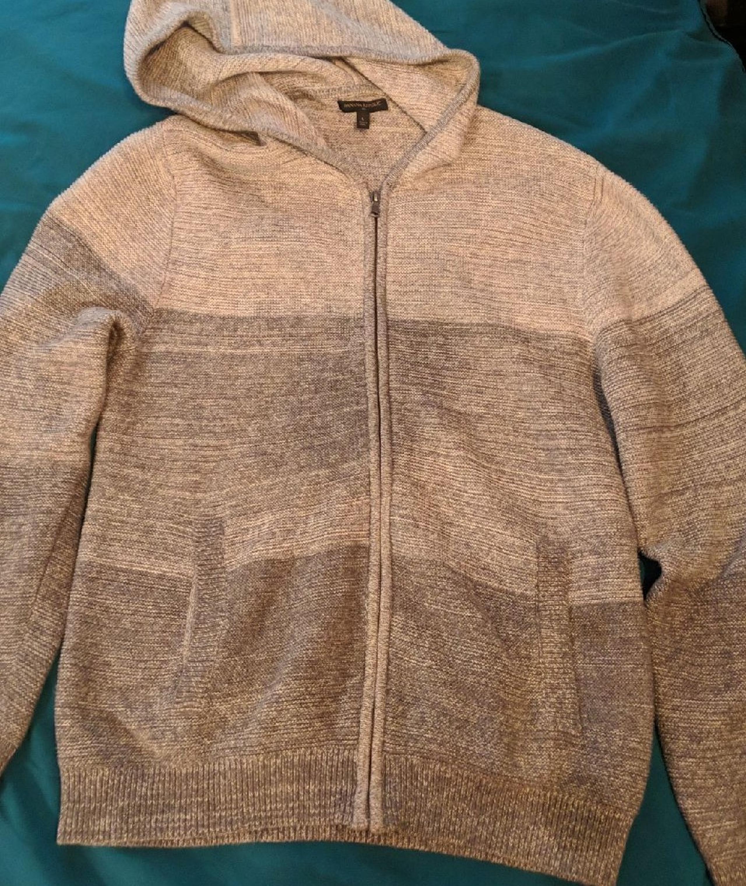 Banana Republic gray hooded sweaters