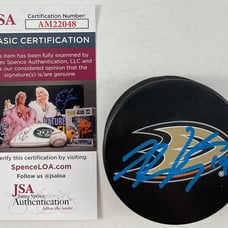 NHL Adam Fantilli Signed Officially Licensed Hockey Puck C Autograph JSA COA
