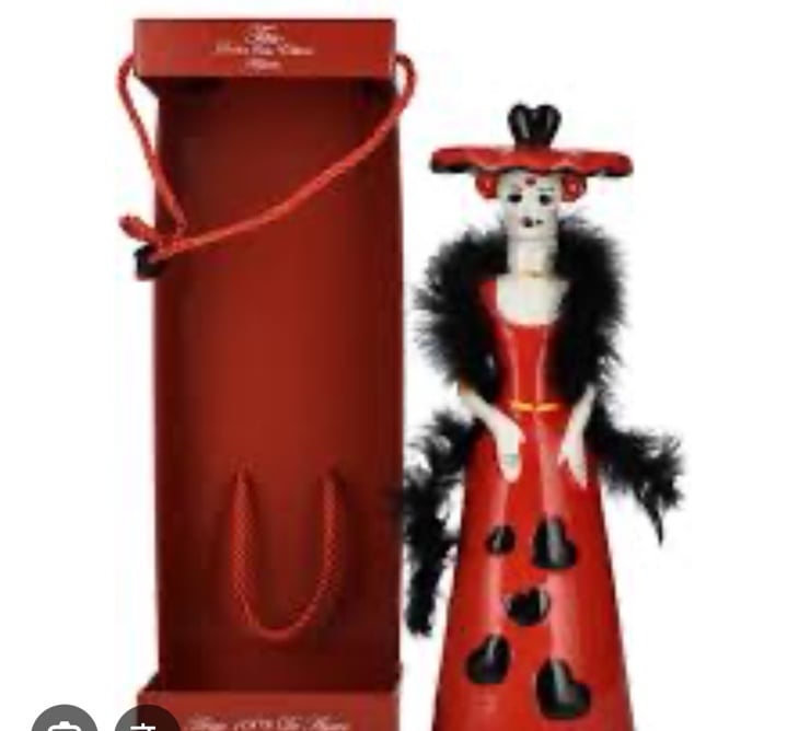 Dona Celia Anejo Tequila bottle with shawl