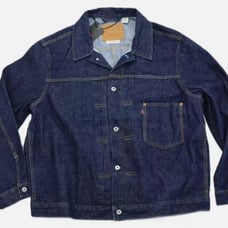 Levi's Premium Type I Denim Jacket Selvedge Trucker Men's Size XXL Dark Wash New