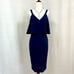 Antonio Melani Navy Blue Cold Shoulder Dress