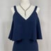 Antonio Melani Navy Blue Cold Shoulder Dress