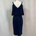 Antonio Melani Navy Blue Cold Shoulder Dress