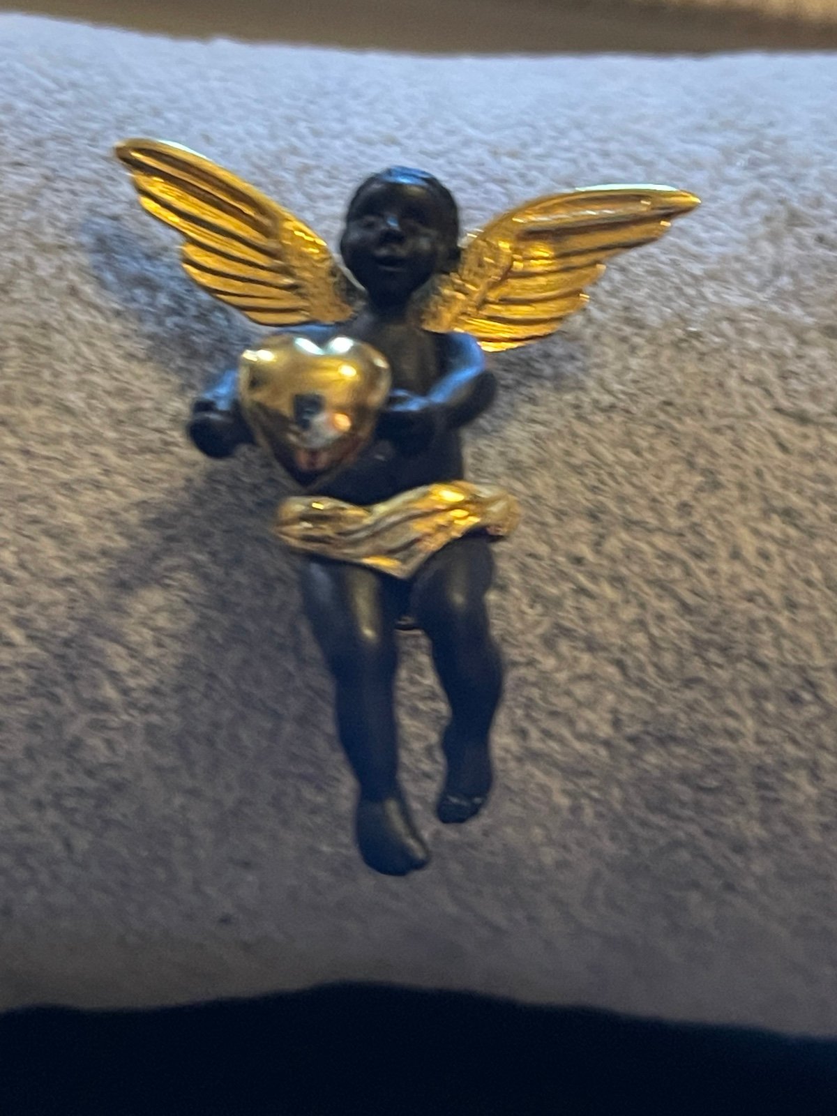 Coreen Simpson Gold Plated Pewter Angel Guardian