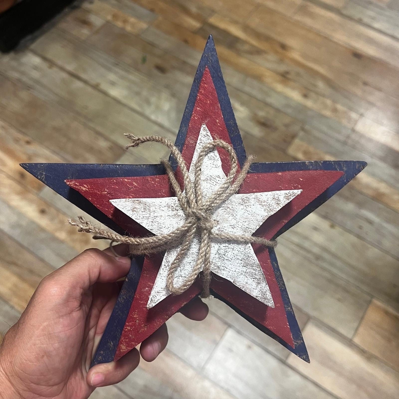 3 pc wooden stars !