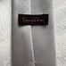 Vintage Oscar de la Renta Silver Gray Dots Men’s Neck Tie