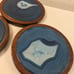 Carved Cedar Wood Agate Geode Crystal Stone Inlaid Jewelry Boxes & Coasters Rare