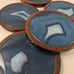 Carved Cedar Wood Agate Geode Crystal Stone Inlaid Jewelry Boxes & Coasters Rare